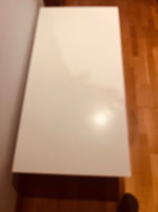 Mesa de centro blanca madera