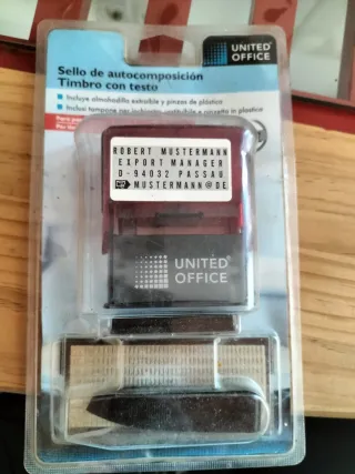 Sello de autocomposición United Office