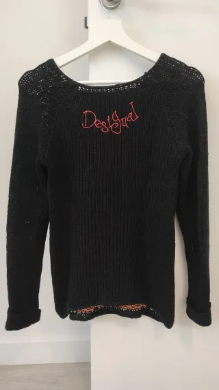 Jersey Desigual Negro Talla S