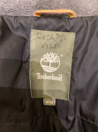 Anorak Timberland niño negro -8 años  -128cm
