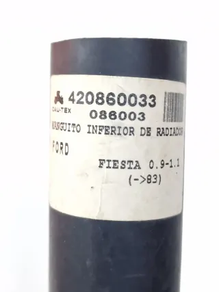 Manguito inferior radiador FORD FIESTA 0.9-1.1