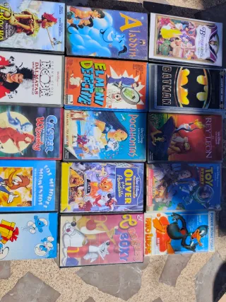 Lote Cintas VHS Disney y Clásicos