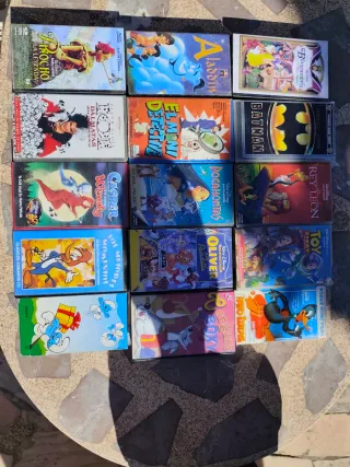 Lote Cintas VHS Disney y Clásicos