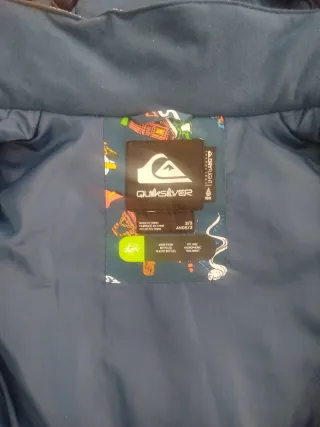 Chaqueta y pantalón de esquí talla 3 Quiksilver