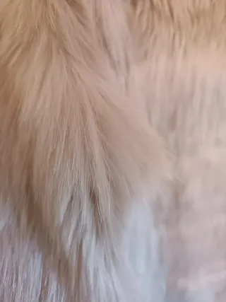 Abrigo pelo Lavand rosa talla S