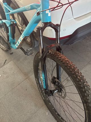 Bicicleta Cube Mtb Azul