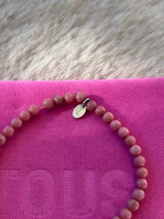 Pulsera Tous Rosa y Plata