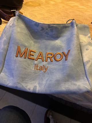 Bolso Mearoy Italy Azul y Blanco