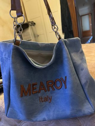 Bolso Mearoy Italy Azul y Blanco