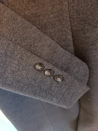 Abrigo de paño DI-BYE gris talla M