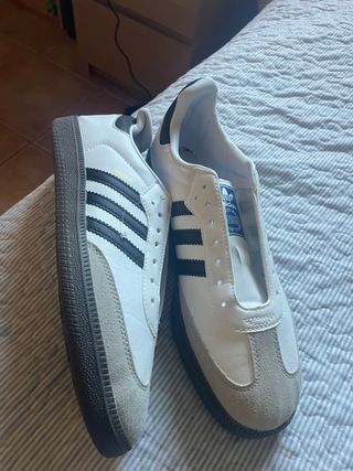 Zapatillas Adidas Samba Blancas y Negras