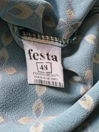 Blusa verde estampada manga larga