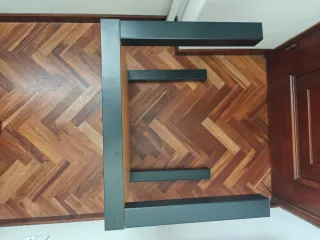 Mesa Auxiliar Negra Madera.