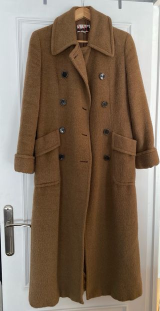 Abrigo Valentino Garavani Lana Vintage Marrón