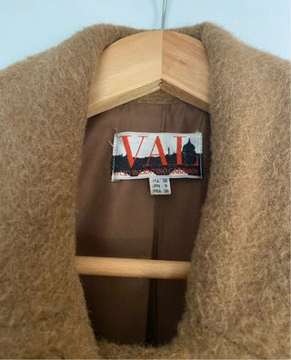 Abrigo Valentino Garavani Lana Vintage Marrón