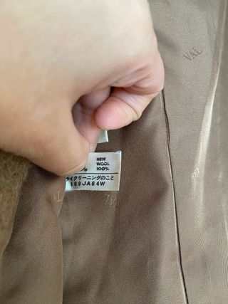 Abrigo Valentino Garavani Lana Vintage Marrón