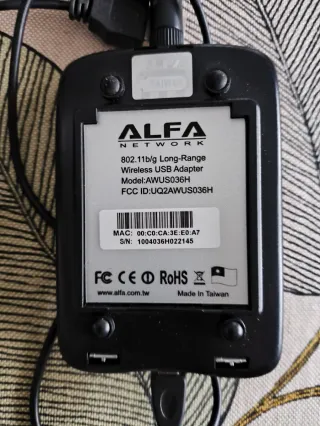 Antenas WiFi Alfa Network y Signal