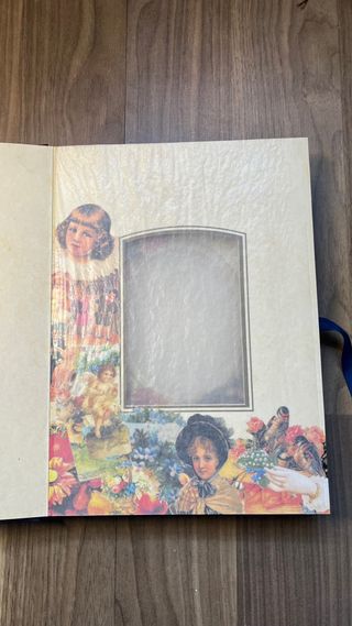 Álbum de fotos estilo victoriano