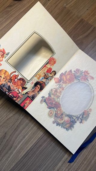 Álbum de fotos estilo victoriano