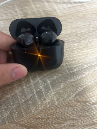 Auriculares Bluetooth Negros con Cargador