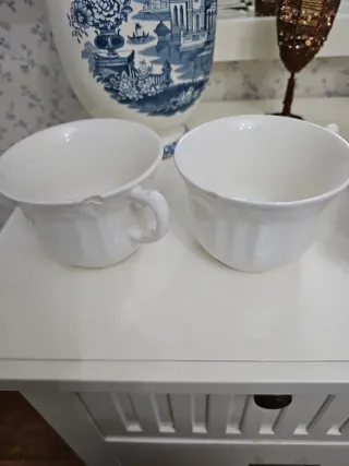 8 Tazas Desayuno San Claudio con Plato.