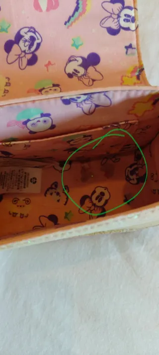 Bolso infantil purpurina dorado y rosa