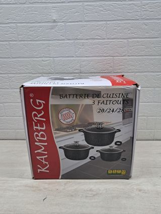 Set di 3 pentole Kamberg da 20/24/28 cm