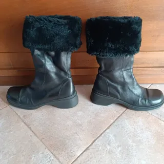 Stivali ANNA DORI neri vera pelle n.39