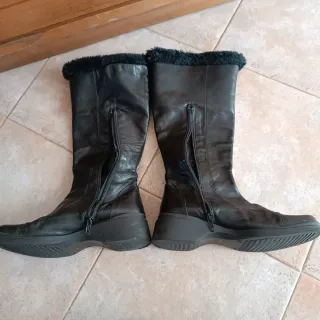 Stivali ANNA DORI neri vera pelle n.39