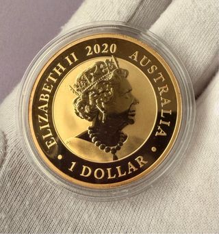 Moneda Plata Cisne 1 Oz Coloreada 2020