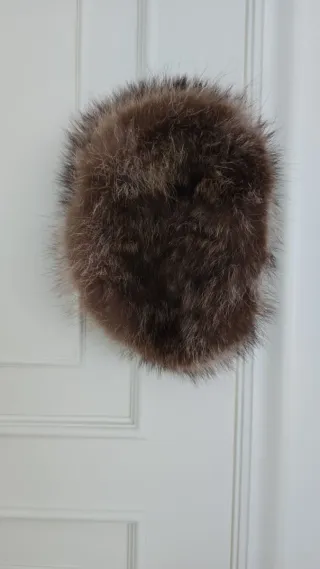 Gorro de piel natural