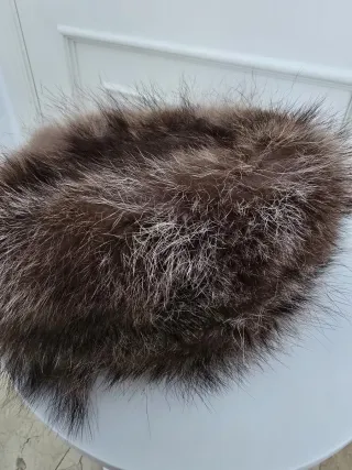 Gorro de piel natural