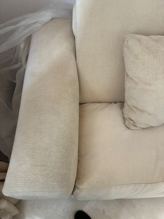 Sofá beige 2 plazas extra ancho