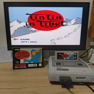 TinTin Nel Tibet – Nintendo SNES – PAL EUR ITA