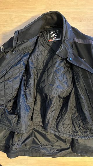 Chaqueta Moto Hombre Negra