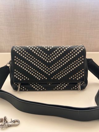 Bolso Zadig & Voltaire Negro y Plateado