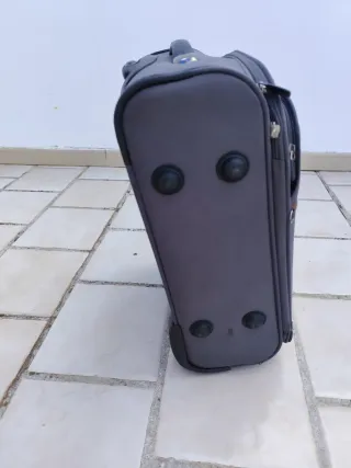 Maleta trolley de viaje gris