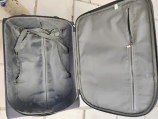 Maleta trolley de viaje gris