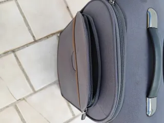 Maleta trolley de viaje gris