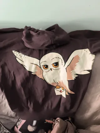 Sudadera con cremallera lechuza Harry Potter