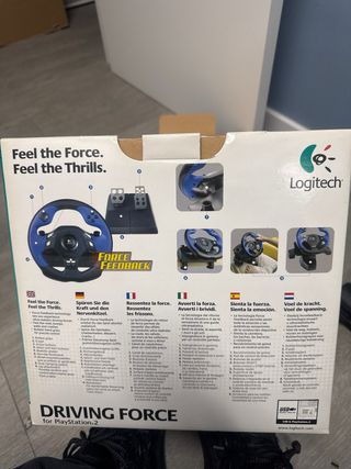 Volante Logitech Driving Force PS2