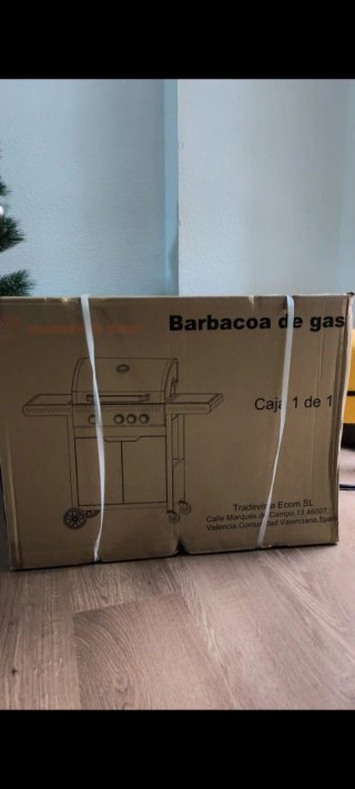 Barbacoa Gas Butano 11.5 kW 4 Quemadores