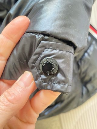 Plumífero Moncler Mujer Negro Talla L Nuevo