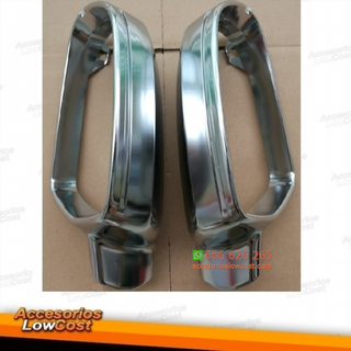 CARCASAS ESPEJOS RETROVISORES AUDI. LOOK ALUMINIO