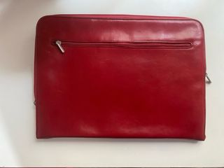 Portadocumentos Piel Rojo Ruano