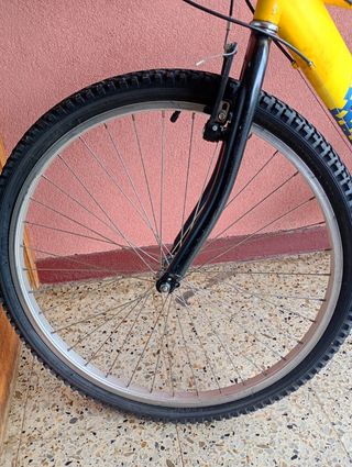 Bicicleta BTT Bike Azul y Amarilla