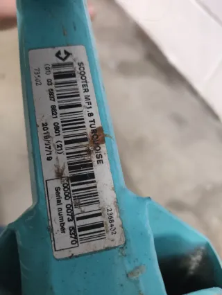 Patín Freestyle Oxelo Azul y Naranja