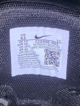 Nike Air Max 95 Uomo Taglia 42 Nere Nuove Perfette