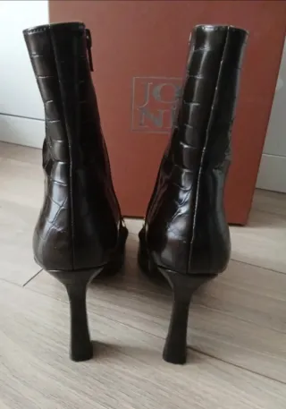 Botines tacón piel Joni