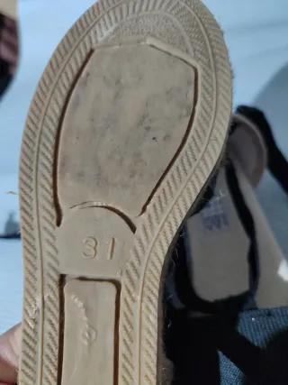 Alpargata esparto valenciana artesanal talla 31